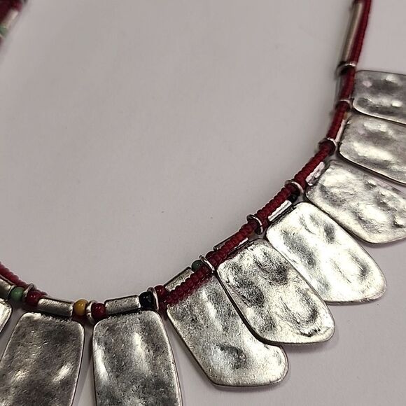 Danish Designs Pilgrim Gold Tone Pacific Islander Tribal Mask Necklace Funky! - Picture 6 of 7